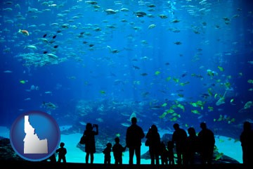 an aquarium - with Idaho icon