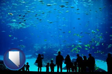 an aquarium - with Nevada icon