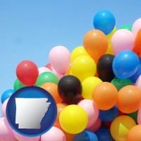 arkansas colorful balloons