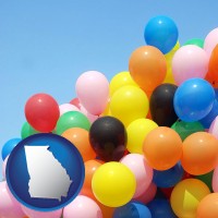 georgia colorful balloons