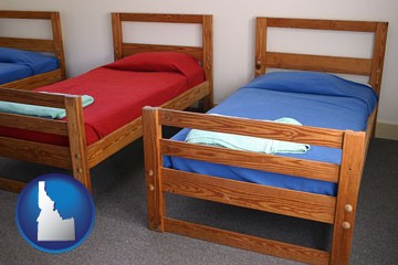 summer camp beds - with Idaho icon