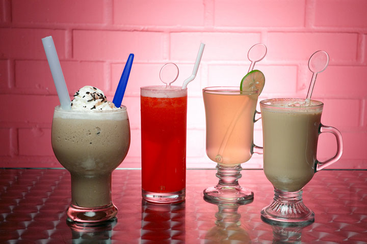 four beverages (large image)