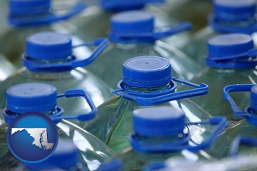 bottled water - with Maryland icon