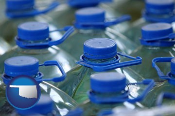 bottled water - with Oklahoma icon