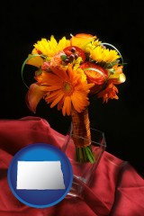 north-dakota a bridal flower bouquet