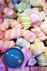 hawaii colorful candies