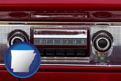 arkansas a vintage car radio
