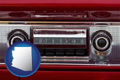 arizona a vintage car radio