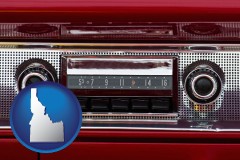 idaho a vintage car radio