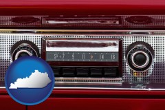 kentucky a vintage car radio