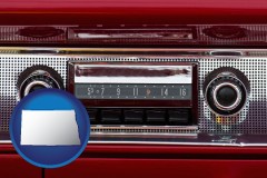 north-dakota a vintage car radio