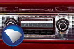 south-carolina a vintage car radio