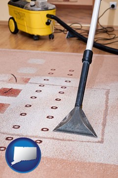 professional carpet cleaning equipment - with Connecticut icon