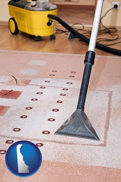 professional carpet cleaning equipment - with Delaware icon