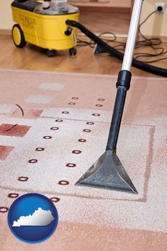 professional carpet cleaning equipment - with Kentucky icon