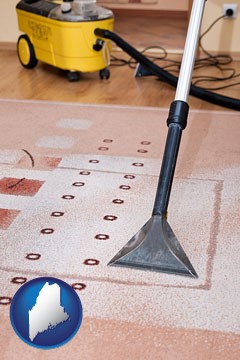 professional carpet cleaning equipment - with Maine icon