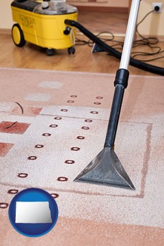 professional carpet cleaning equipment - with North Dakota icon