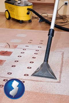 professional carpet cleaning equipment - with New Jersey icon