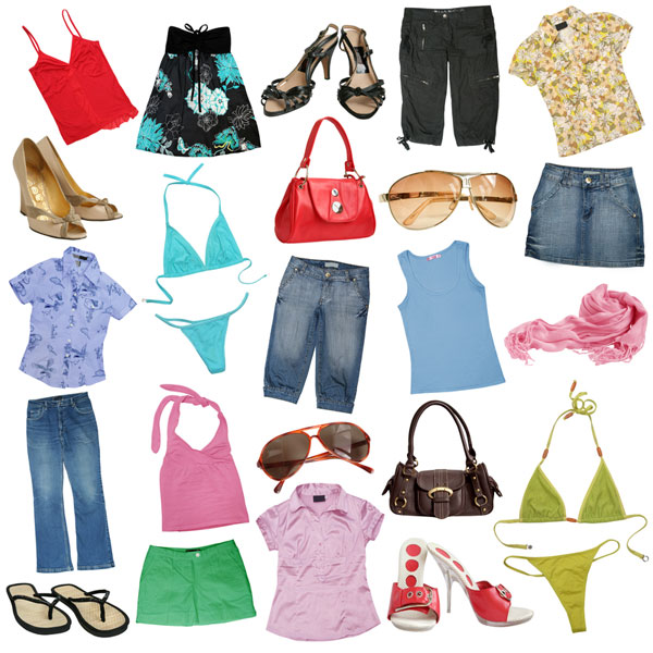 female clothing and accessories (large image)