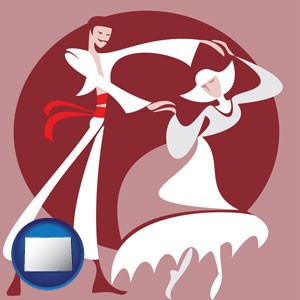 folk dance clothing - with Colorado icon