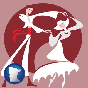 folk dance clothing - with Minnesota icon