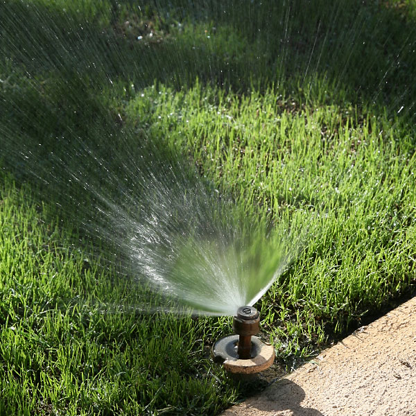 a directional lawn sprinkler (large image)