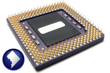 a microprocessor - with Washington, DC icon
