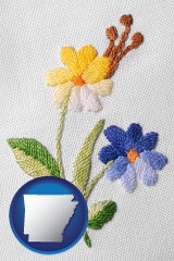 arkansas hand-embroidered needlework