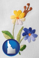 idaho hand-embroidered needlework