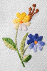 hand-embroidered needlework