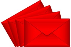 four red envelopes