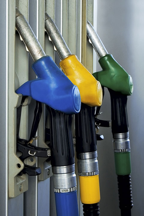 gasoline pumps (large image)