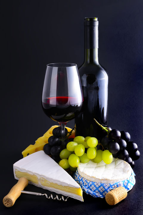 gourmet food and wine (large image)
