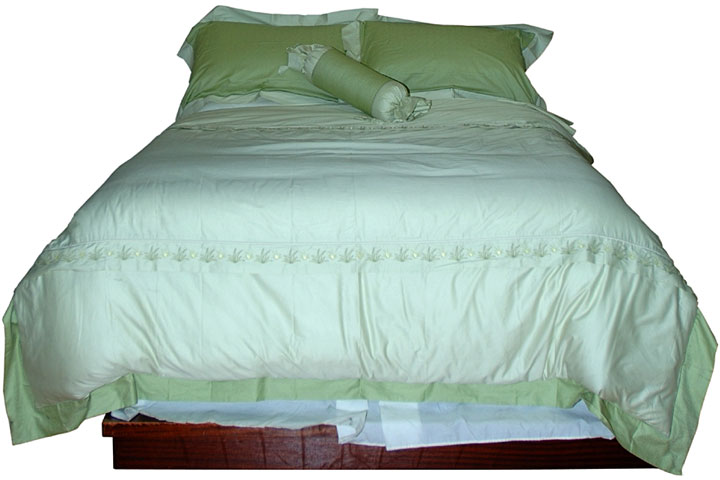 a hard-sided waterbed (large image)