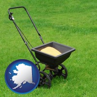 alaska a lawn fertilizer spreader