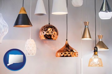 pendant lighting fixtures - with Connecticut icon