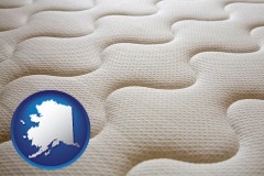 alaska map icon and a mattress surface