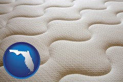 florida map icon and a mattress surface