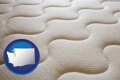 washington map icon and a mattress surface
