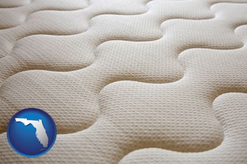 a mattress surface - with Florida icon