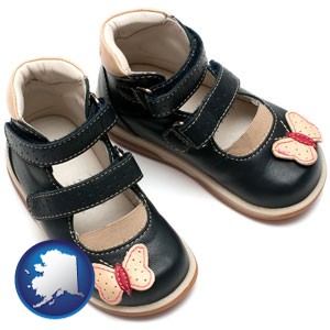 orthopedic shoes for a child - with Alaska icon