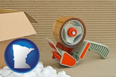 minnesota packaging and shipping supplies: boxes, peanuts, and tape
