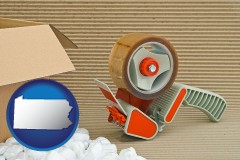 pennsylvania packaging and shipping supplies: boxes, peanuts, and tape
