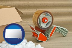 south-dakota packaging and shipping supplies: boxes, peanuts, and tape