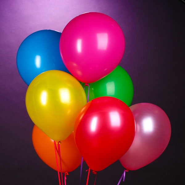 colorful party balloons (large image)