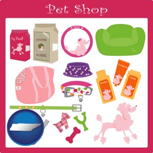 pet shop products - with Tennessee icon