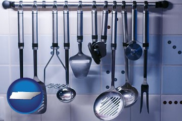 restaurant kitchen utensils - with Tennessee icon