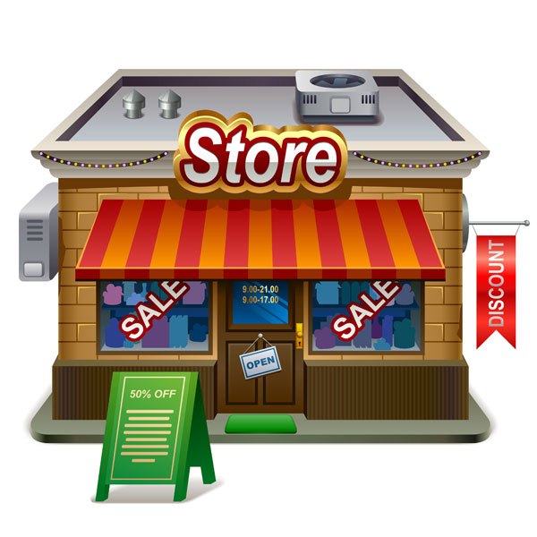 retail store illustration