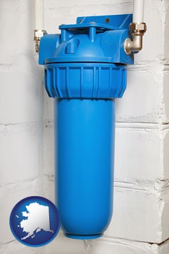 a water treatment filter - with Alaska icon