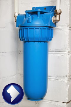 a water treatment filter - with Washington, DC icon